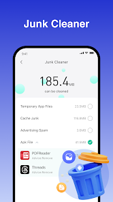 Phone Cleaner Interface
